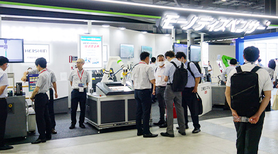 展示会ブースの様子
