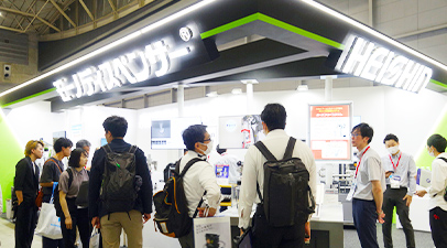 展示会ブースの様子