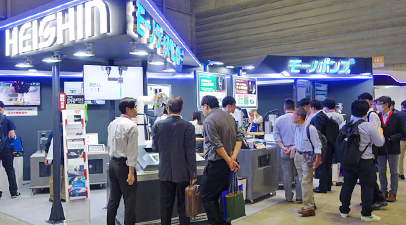 展示会ブースの様子