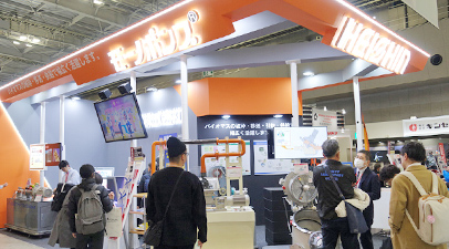 展示会ブースの様子